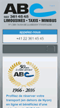 Mobile Screenshot of abctaxis.ch