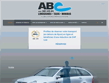Tablet Screenshot of abctaxis.ch